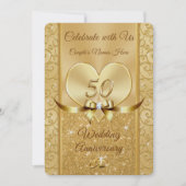 Cartes d'invitation pour la rénovation de vœux du (Devant)