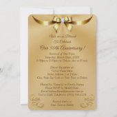 Cartes d'invitation pour la rénovation de vœux du (Dos)