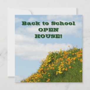 Cartes d'invitation pour la rentrée scolaire OPEN