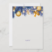 Cartes d'invitation pour la Saint-Sylvestre (Dos)