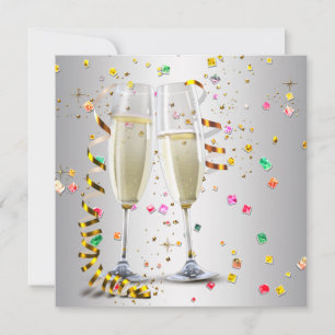 Cartes d'invitation pour la soirée du Nouvel An av