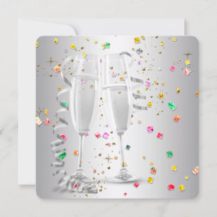 Cartes d'invitation pour la soirée du Nouvel An av