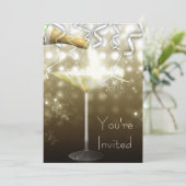 Cartes d'invitation pour la soirée du Nouvel An Ch (Debout devant)