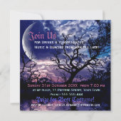 Cartes d'invitation pour la soirée Halloween de la (Dos)