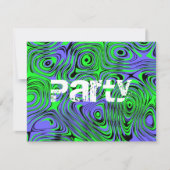 Cartes d'invitation pour l'anniversaire d'adolesce (Devant)