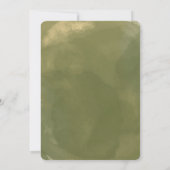 Cartes d'invitation pour l'anniversaire de l'armée (Dos)