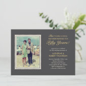 Cartes d'invitation pour l'anniversaire de mariage (Debout devant)