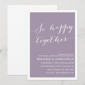 Cartes d'invitation pour l'anniversaire de mariage (Devant / Derrière)