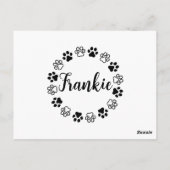 Cartes d'invitation pour l'anniversaire de Puppy D (Dos)