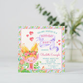Cartes d'invitation pour l'anniversaire de Troll (Debout devant)