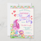 Cartes d'invitation pour l'anniversaire de Troll (Devant)