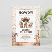 Cartes d'invitation pour l'anniversaire des enfant (Debout devant)