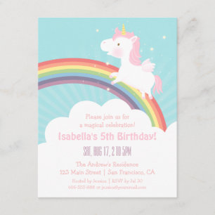 Cartes d'invitation pour l'anniversaire des filles