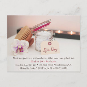 Cartes d'invitation pour l'anniversaire des filles