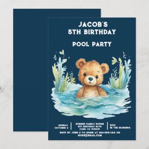 Cartes d'invitation pour l'anniversaire des garçon