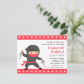 Cartes d'invitation pour l'anniversaire des petits (Debout devant)