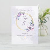 Cartes d'invitation pour l'anniversaire du mariage (Debout devant)