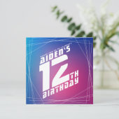 Cartes d'invitation pour l'anniversaire d'un garço (Debout devant)