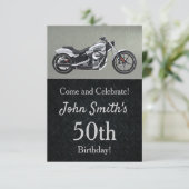 Cartes d'invitation pour l'anniversaire d'un homme (Debout devant)