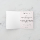 Cartes d'invitation pour l'anniversaire d'une ador (Intérieur)