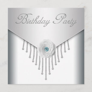 Cartes d'invitation pour l'anniversaire d'une femm