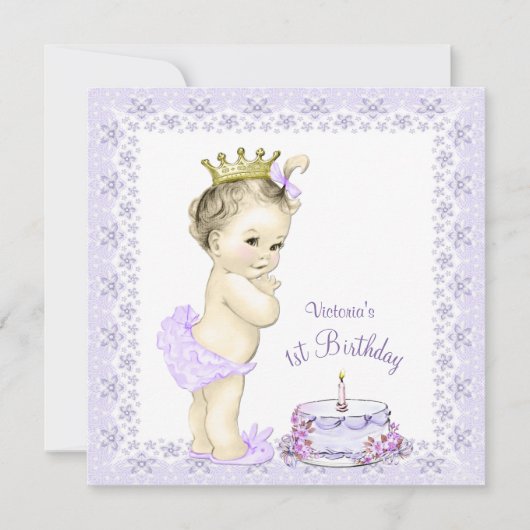 Cartes d'invitation pour le 1er anniversaire de la (Devant)