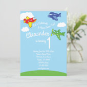 Cartes d'invitation pour le 1er anniversaire d'un  (Debout devant)