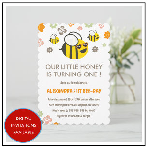 Cartes d'invitation pour le 1er jour de l'abeille 