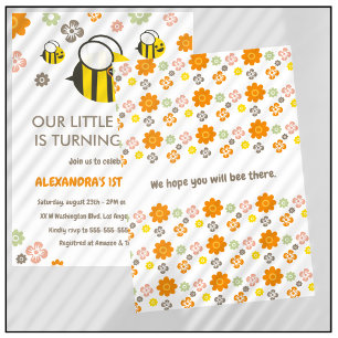 Cartes d'invitation pour le 1er jour de l'abeille 