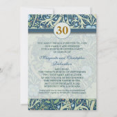 Cartes d'invitation pour le 30e anniversaire (Dos)