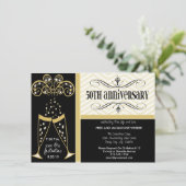 Cartes d'invitation pour le 50e anniversaire de Ch (Debout devant)