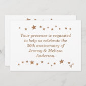 Cartes d'invitation pour le 50e anniversaire de Li (Devant / Derrière)