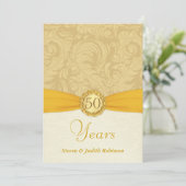 Cartes d'invitation pour le 50e anniversaire - Mon (Debout devant)