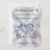 Cartes d'invitation pour le 60e anniversaire, modè (Devant)