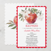 Cartes d'invitation pour le baptême et le premier (Devant / Derrière)