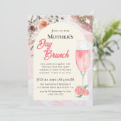 Cartes d'invitation pour le brunch de la fête des (Debout devant)
