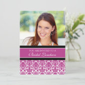 Cartes d'invitation pour le déjeuner de la mariée  (Debout devant)