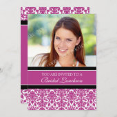 Cartes d'invitation pour le déjeuner de la mariée  (Devant / Derrière)