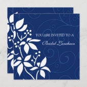 Cartes d'invitation pour le déjeuner de la mariée  (Devant / Derrière)