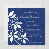 Cartes d'invitation pour le déjeuner de la mariée  (Dos)