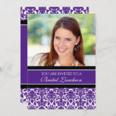 Cartes d'invitation pour le déjeuner de la mariée  (Devant / Derrière)