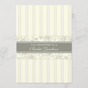 Cartes d'invitation pour le déjeuner de la nuptial