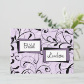 Cartes d'invitation pour le déjeuner de mariée de (Debout devant)