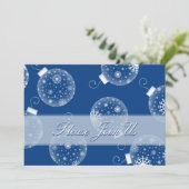 Cartes d'invitation pour le dîner de Noël (Debout devant)