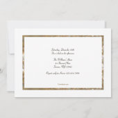 Cartes d'invitation pour le dîner de Noël (Dos)