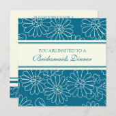 Cartes d'invitation pour le dîner des femmes de mé (Devant / Derrière)