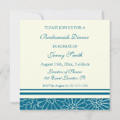 Cartes d'invitation pour le dîner des femmes de mé (Dos)