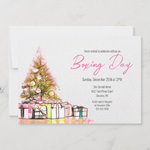 Cartes d'invitation pour le Lendemain de Noël
