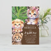 Cartes d'invitation pour le premier anniversaire d (Debout devant)