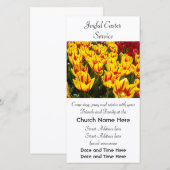 Cartes d'invitation pour le service de Pâques Serv (Devant / Derrière)